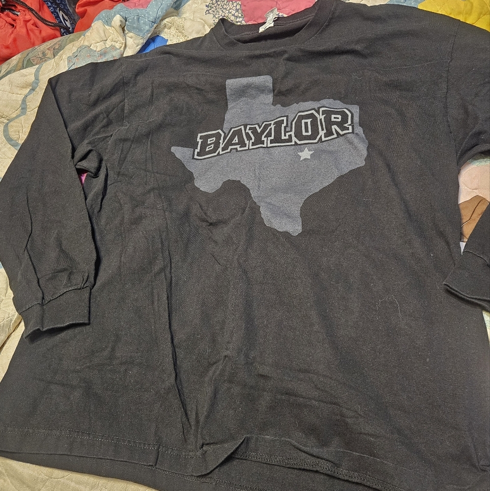 Mens Long Sleve Baylor Bears Tee